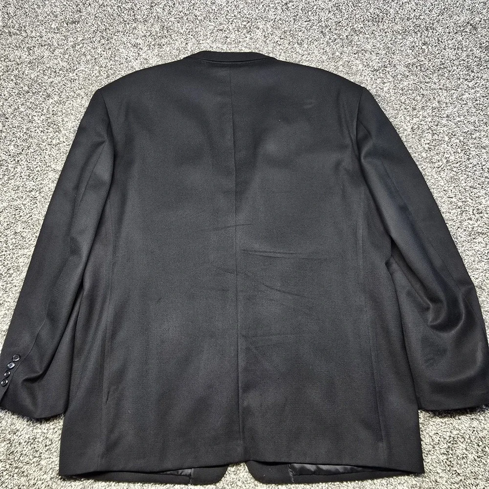Gianni Versace Tessuti Mens Blazer Sports Coat Size 52L Black